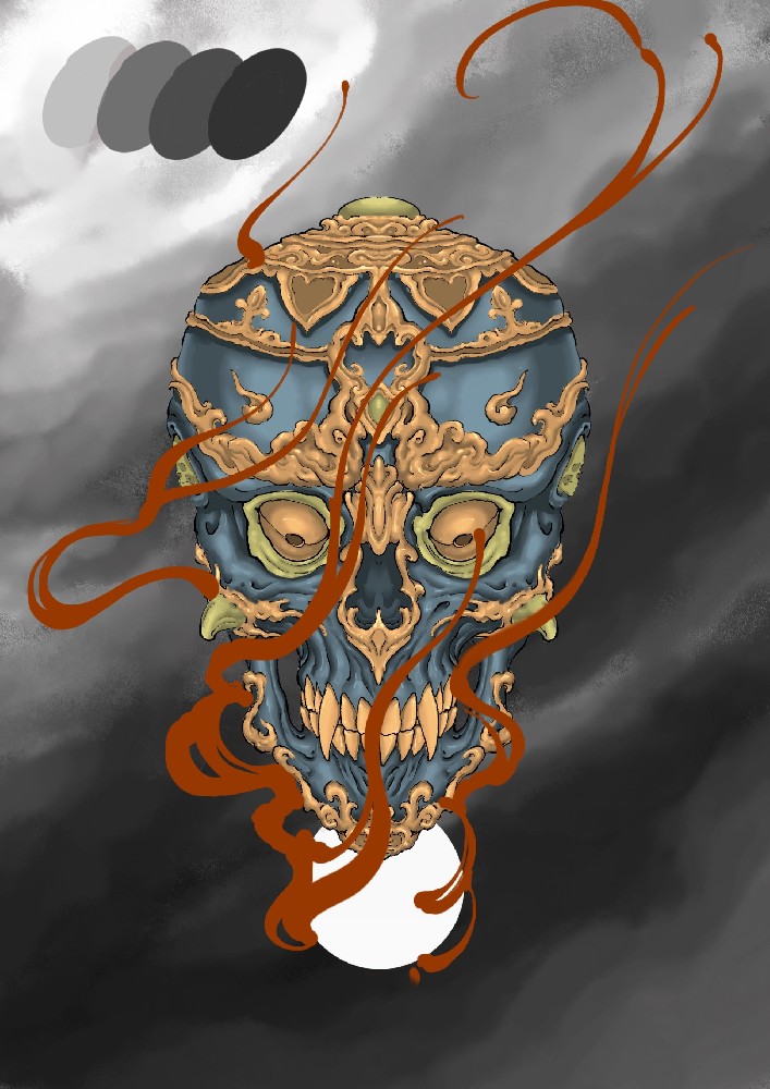 原创嘎巴拉手稿