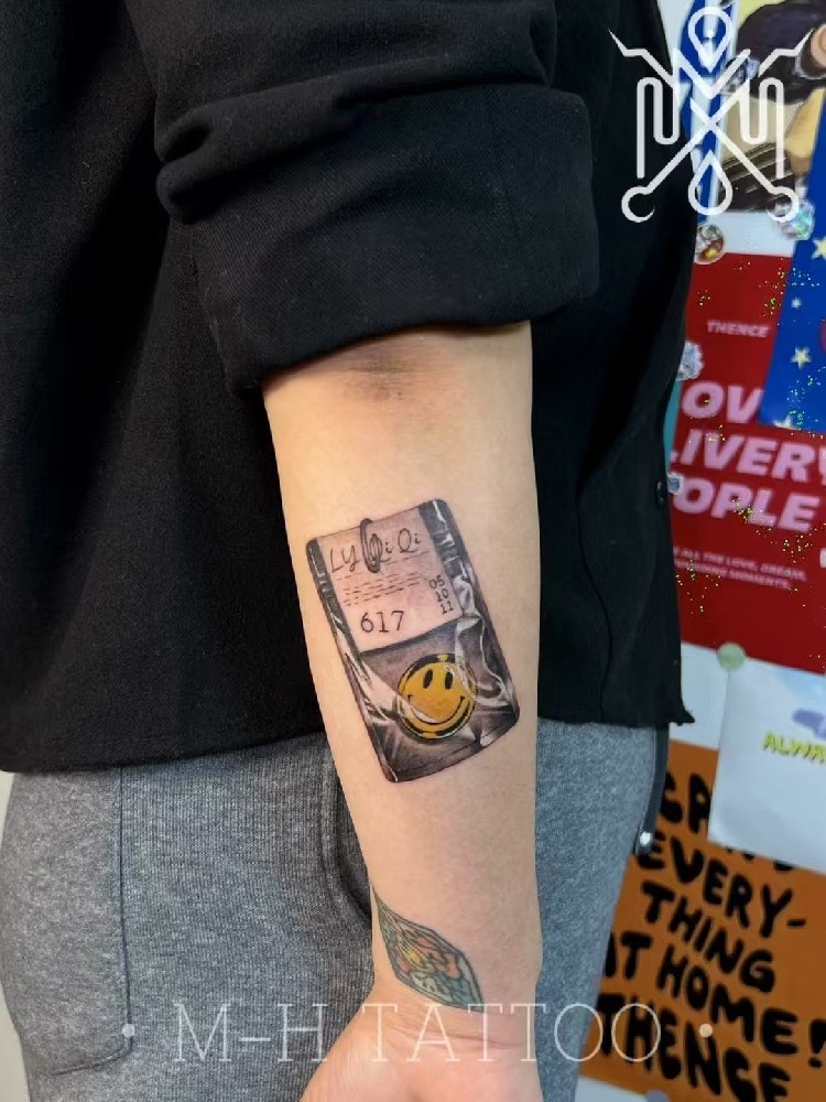塑封袋笑脸纹身